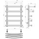 Elektrischen Handtuchwärmer kaufen Lotos P5 400х600 Deffi edelstahl (Chrom, JD04, Richtige Verbindung) 