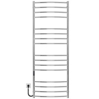 Elektryczny podgrzewacz ręczników Classic Elite P16 600х1700 Deffi stal nierdzewna (Chrome, JD03, Połączenie lewe)