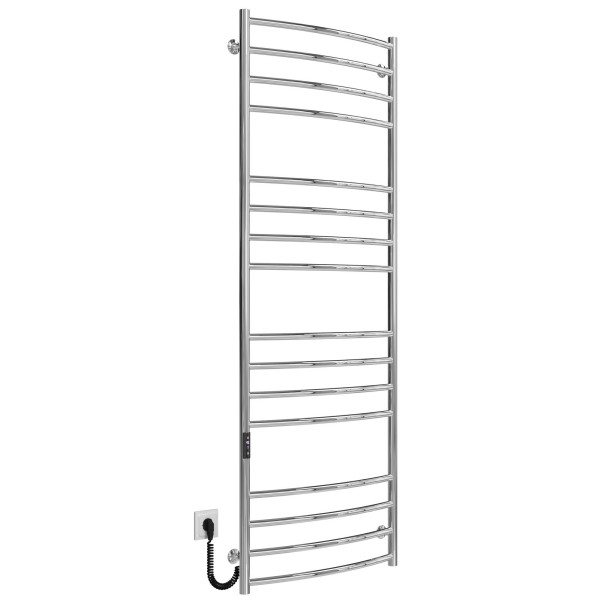 Kup elektryczny podgrzewacz ręczników Classic Elite P16 600х1700 Deffi stal nierdzewna (Chrome, JD03, Połączenie lewe) 