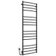 Buy electric heated towel rail Classic Elite P16 600х1700 Deffi stainless steel (Black, JD03, Left connection)