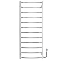 Elektryczny podgrzewacz ręczników Classic P12 500х1300 Deffi stal nierdzewna (Chrome, EF16, Prawe połączenie)