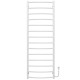 Buy electric heated towel rail Classic P14 500х1500 Deffi stainless steel (White, EF16, Right connection)