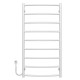 Купити рушникосушарку електричну Класік П9 500х1000 Deffi нержавіюча сталь (Білий, EF16, Ліве підключення)