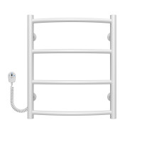 Elektrischer Handtuchwärmer Classic P4 400х500 Deffi edelstahl (Weiss, EF16, Linker Anschluss)