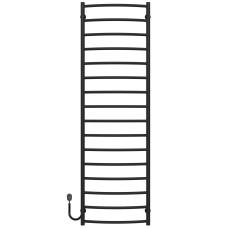 Electric heated towel rail Classic P16 500х1700 Deffi stainless steel (Black, EF16, Left connection)