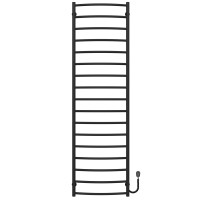 Electric heated towel rail Classic P17 500х1800 Deffi stainless steel (Black, EF16, Right connection)
