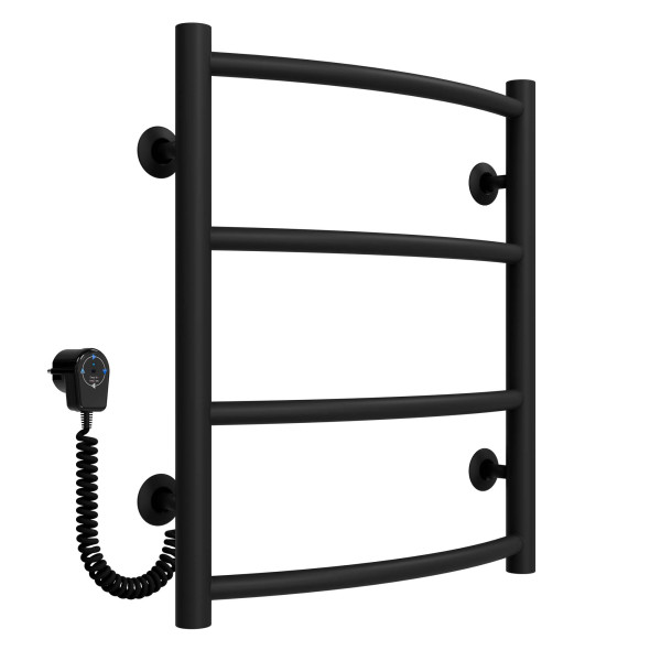Elektrischen Handtuchwärmer kaufen Classic P4 400х500 Deffi edelstahl (Schwarz, EF16, Linker Anschluss) 