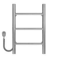 Electric heated towel rail Orion P3 200х500 Deffi stainless steel (Chrome, EF16, Left connection)