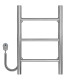 Buy electric heated towel rail Orion P3 200х500 Deffi stainless steel (Chrome, EF16, Left connection)