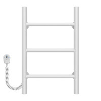 Elektrischer Handtuchwärmer Orion P3 300х500 Deffi edelstahl (Weiss, EF16, Linker Anschluss)