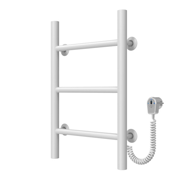 Buy electric heated towel rail Orion P3 300х500 Deffi stainless steel (White, EF16, Right connection)