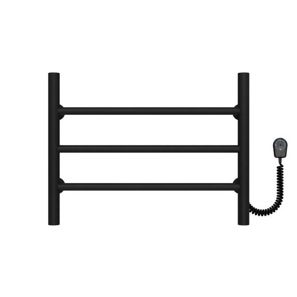 Buy electric heated towel rail Orion P3 400х500 Deffi stainless steel (Black, EF16, Right connection)