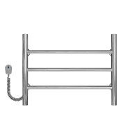 Electric heated towel rail Orion P3 500х400 Deffi stainless steel (Chrome, EF16, Left connection)