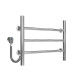Buy electric heated towel rail Orion P3 500х400 Deffi stainless steel (Chrome, EF16, Left connection)