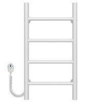 Elektrischer Handtuchwärmer Orion P4 400х600 Deffi edelstahl (Weiss, EF16, Linker Anschluss)