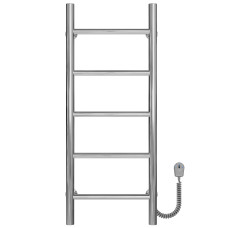 Electric heated towel rail Orion P5 400х800 Deffi stainless steel (Chrome, EF16, Right connection)