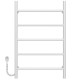 Buy electric heated towel rail Orion P5 500х800 Deffi stainless steel (White, EF16, Left connection)