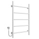 Buy electric heated towel rail Orion P5 500х800 Deffi stainless steel (White, EF16, Left connection)