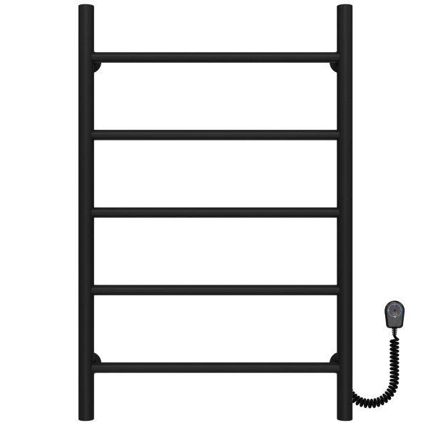 Buy electric heated towel rail Orion P5 500х800 Deffi stainless steel (Black, EF16, Right connection)