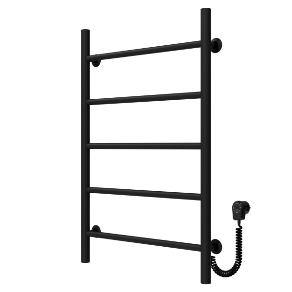 Buy electric heated towel rail Orion P5 500х800 Deffi stainless steel (Black, EF16, Right connection)