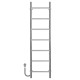 Buy electric heated towel rail Orion P7 300х1200 Deffi stainless steel (Chrome, EF16, Left connection)