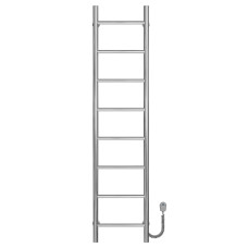 Electric heated towel rail Orion P8 300х1400 Deffi stainless steel (Chrome, EF16, Right connection)