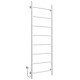 Buy electric heated towel rail Orion P8 500х1400 Deffi stainless steel (White, EF16, Left connection)