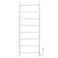 Elektryczny podgrzewacz ręczników Orion P8 500х1400 Deffi stal nierdzewna (Biały, EF16, Prawe połączenie)