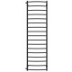 Buy water heated towel rail Classic P17 500х1800 Deffi stainless steel (Black, Side left connection)