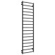 Buy water heated towel rail Classic P17 500х1800 Deffi stainless steel (Black, Side left connection)
