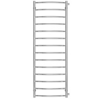 Water heated towel rail Classic P14 500х1500 Deffi stainless steel (Chrome, Side right connection)