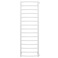 Water heated towel rail Classic P15 500х1600 Deffi stainless steel (White, Side right connection)