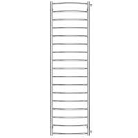 Water heated towel rail Classic P17 500х1800 Deffi stainless steel (Chrome, Side right connection)