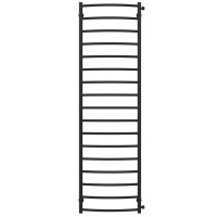 Water heated towel rail Classic P17 500х1800 Deffi stainless steel (Black, Side right connection)