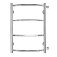 Podgrzewany wieszak na ręczniki Classic P4 400х600 Deffi stal nierdzewna (Chrome, Prawe boczne połączenie)
