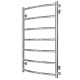 Buy water heated towel rail Classic P7 500х800 Deffi stainless steel (Chrome, Side right connection)