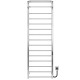 Buy electric heated towel rail Lux Hotel P15 600х1600 Deffi stainless steel (Chrome, JD04, Right connection)