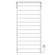 Buy electric heated towel rail Lux Hotel P14 700х1500 Deffi stainless steel (White, WD04, Right connection)