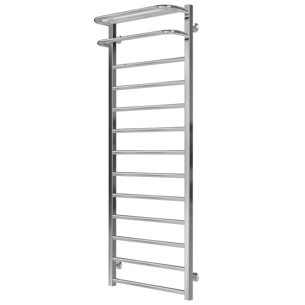 Buy water heated towel rail Lux Hotel P13 500х1400 Deffi stainless steel (Chrome, Bottom connection)