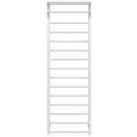Water heated towel rail Lux Hotel P15 500х1600 Deffi stainless steel (White, Bottom connection)