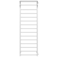 Water heated towel rail Lux Hotel P15 600х1600 Deffi stainless steel (White, Side right connection)