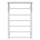Buy water heated towel rail Lux Hotel P7 600х800 Deffi stainless steel (White, Bottom connection)