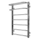 Buy water heated towel rail Lux Hotel P7 600х800 Deffi stainless steel (Chrome, Side right connection)