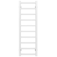 Water heated towel rail Forest P10 300х1000 Deffi stainless steel (White, Bottom connection)