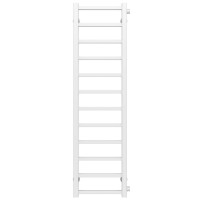 Water heated towel rail Forest P12 300х1200 Deffi stainless steel (White, Side right connection)