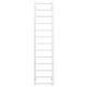 Wasserbeheizter Handtuchhalter Forest P13 300х1400 Deffi edelstahl (Weiss, Anschluss unten)