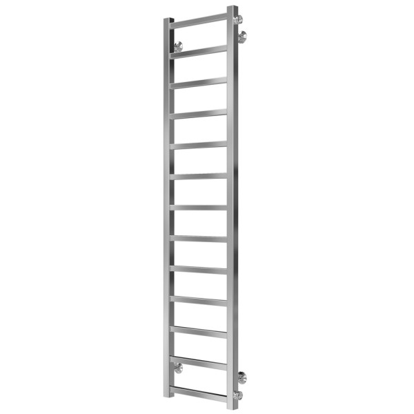 Buy water heated towel rail Forest P13 400х1400 Deffi stainless steel (Chrome, Side right connection)