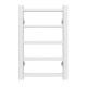 Buy water heated towel rail Forest P5 400х500 Deffi stainless steel (White, Bottom connection)