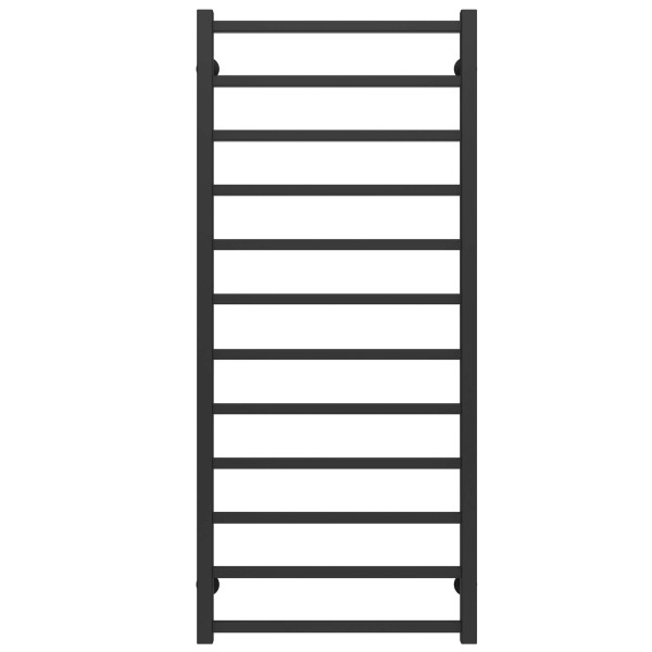 Buy water heated towel rail Forest P12 500х1200 Deffi stainless steel (Black, Bottom connection)