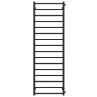 Water heated towel rail Forest P16 500х1600 Deffi stainless steel (Black, Side right connection)